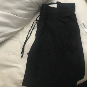 Wide leg linen pants